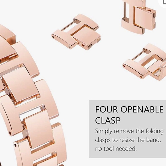 Chunky Chain Link Bracelet Watch Band For Apple Watch - Picture 4 of 11